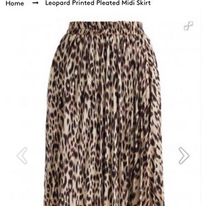 Chicwish Leopard Print Midi Skirt